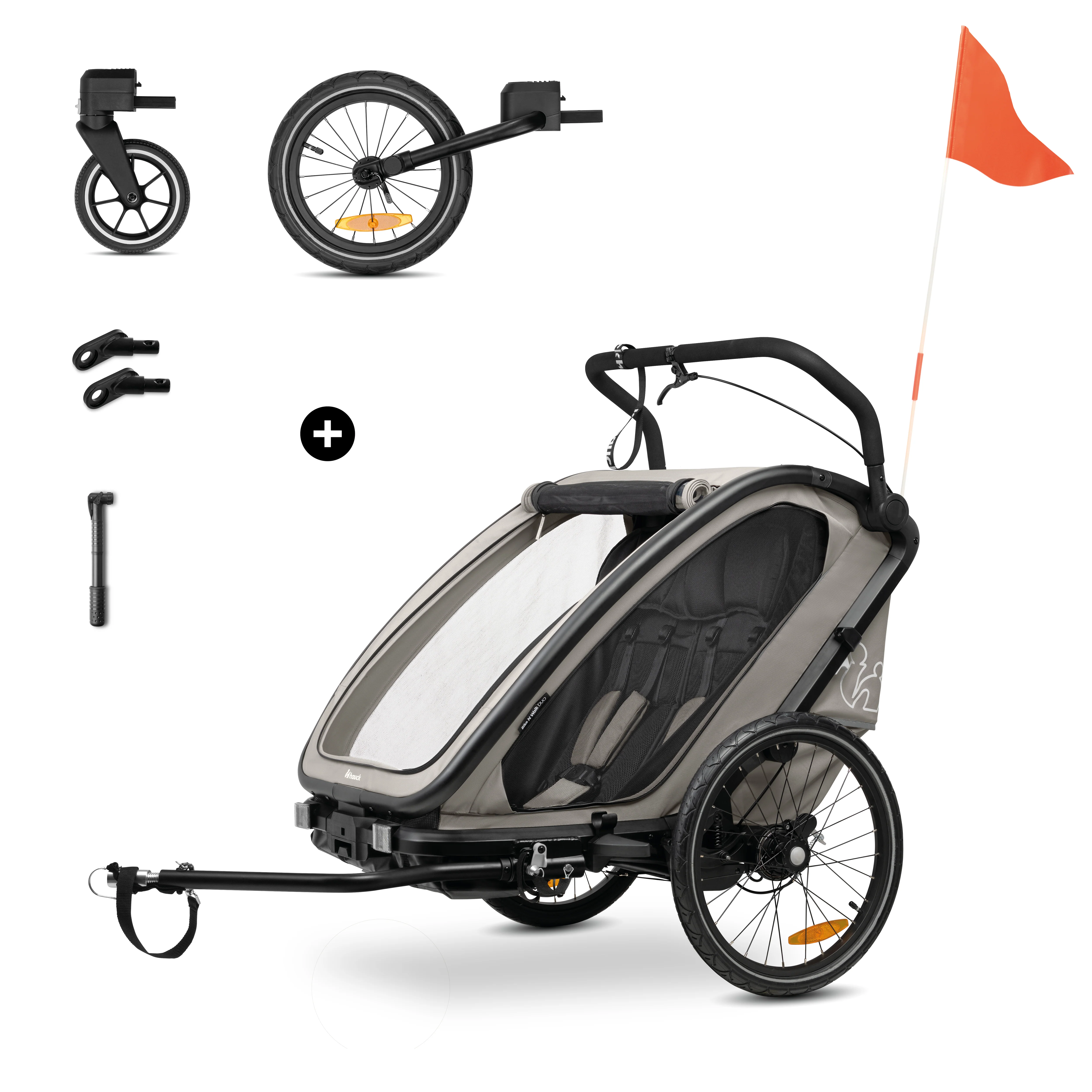 Kinderfahrradanhänger  Bike N Walk Duo 