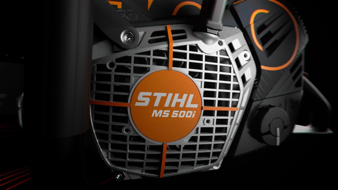 Ein "Must-have" für Fans - die STIHL MS 500i im exklusiven 100-Jahre-Design