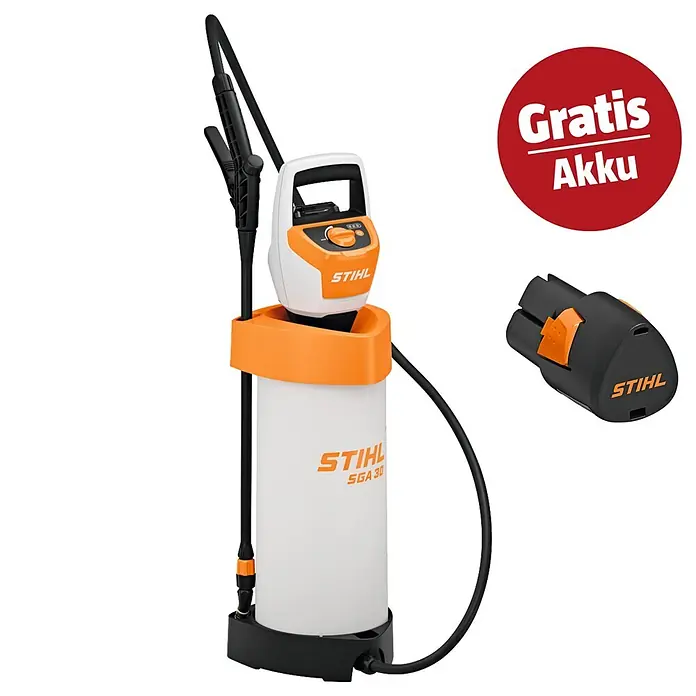 Neuheit! Akku-Spritzgerät SGA 30 - AS-System inkl. Akku und Ladegerät  Aktion 1.9.-31.12.26 incl. 1 Akku kostenlos